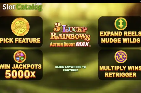 Οθόνη2. 3 Lucky Rainbows Action Boost Max Κουλοχέρης 