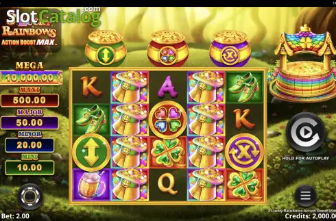 Οθόνη3. 3 Lucky Rainbows Action Boost Max Κουλοχέρης 