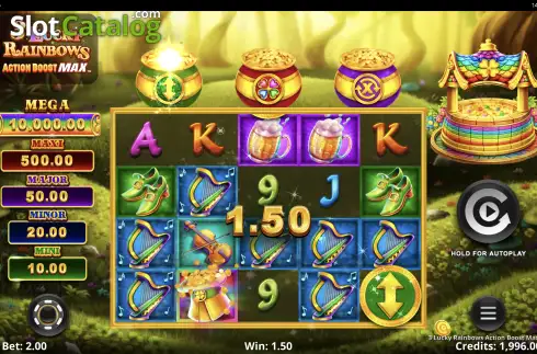 Οθόνη4. 3 Lucky Rainbows Action Boost Max Κουλοχέρης 