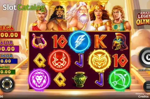 Οθόνη3. Amazing Legends Olympus Κουλοχέρης 