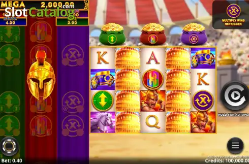 Οθόνη2. Action Boost SpinUP Gladiator Κουλοχέρης