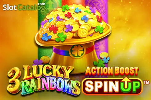 3 Lucky Rainbows Action Boost SpinUP Λογότυπο 3 Lucky Rainbows Action Boost SpinUP Λογότυπο