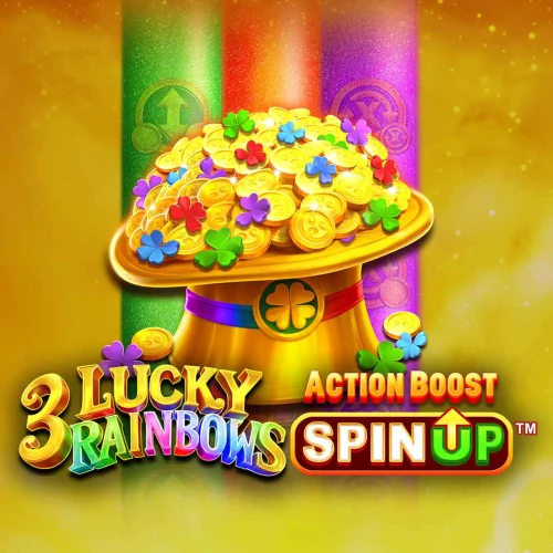 3 Lucky Rainbows Action Boost SpinUP Λογότυπο