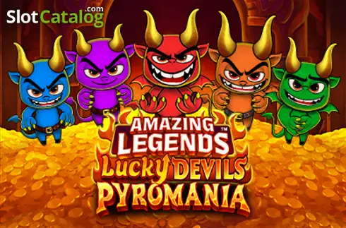Amazing Legends Lucky Devils Pyromania Λογότυπο Amazing Legends Lucky Devils Pyromania Λογότυπο