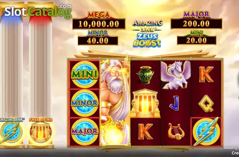 Οθόνη2. Amazing Link Zeus Boost Κουλοχέρης
