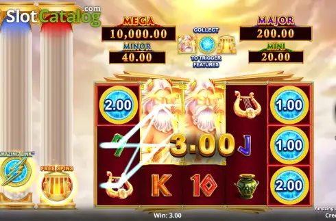 Οθόνη3. Amazing Link Zeus Boost Κουλοχέρης