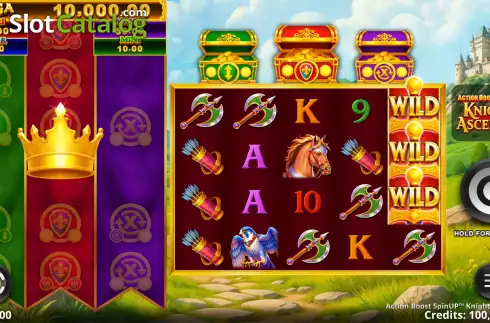 Οθόνη2. Action Boost SpinUP Knight's Ascension Κουλοχέρης