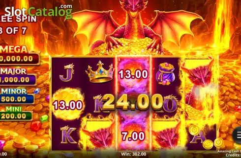 Οθόνη3. Amazing Cash Dragonfire Κουλοχέρης 
