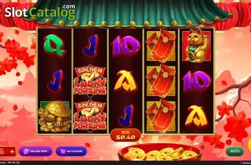 Οθόνη3. Golden Lucky Fortune Κουλοχέρης 