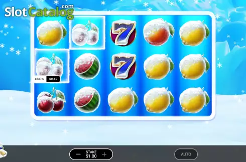 Οθόνη4. Icy Fruits 10 Κουλοχέρης