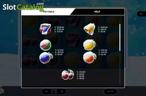 Οθόνη6. Icy Fruits 10 Κουλοχέρης