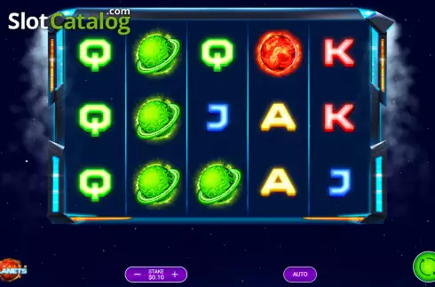 Οθόνη2. Blazing Planets Κουλοχέρης