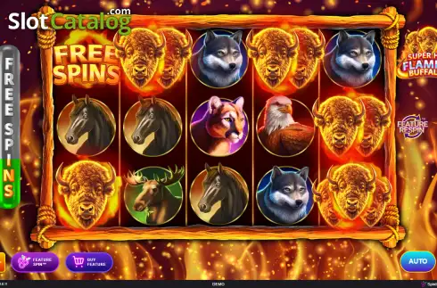 Οθόνη2. Super Hot Flaming Buffalos Κουλοχέρης