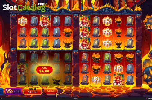 Οθόνη3. Flaming Hot Devil Κουλοχέρης