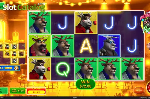 Οθόνη3. Reindeer Party Κουλοχέρης