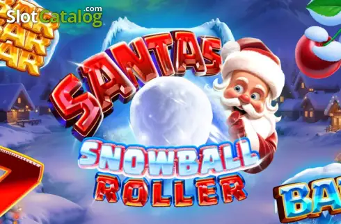 Santas Snowball Roller Λογότυπο Santas Snowball Roller Λογότυπο