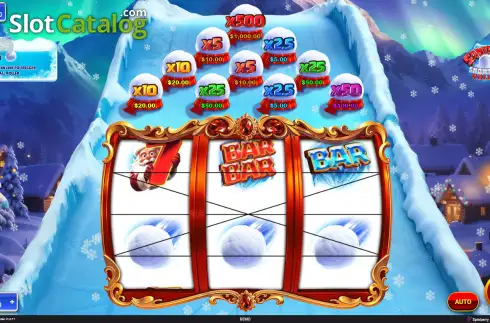 Οθόνη2. Santas Snowball Roller Κουλοχέρης