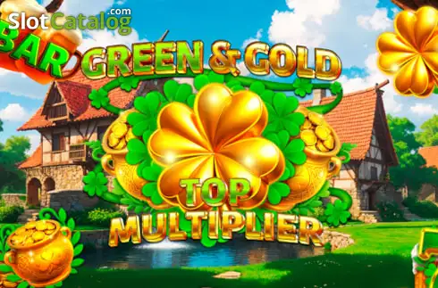 Green & Gold Top Multiplier Λογότυπο