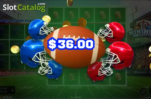 Οθόνη3. 10x Minimum Collection Gridiron Κουλοχέρης