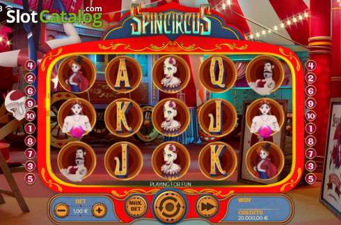 Οθόνη2. Spincircus Κουλοχέρης