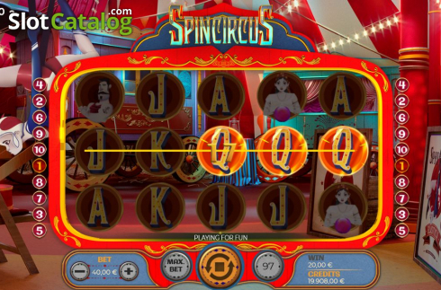 Οθόνη3. Spincircus Κουλοχέρης