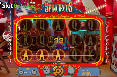 Οθόνη4. Spincircus Κουλοχέρης