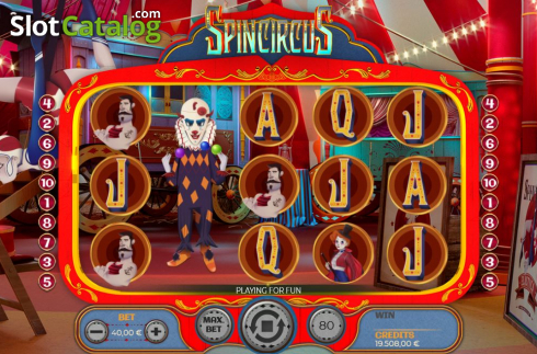 Οθόνη5. Spincircus Κουλοχέρης
