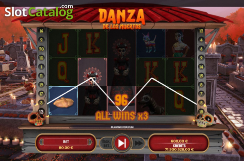Οθόνη3. Danza De Los Muertos Κουλοχέρης 
