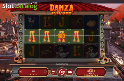 Οθόνη4. Danza De Los Muertos Κουλοχέρης 