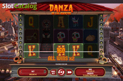 Οθόνη6. Danza De Los Muertos Κουλοχέρης 