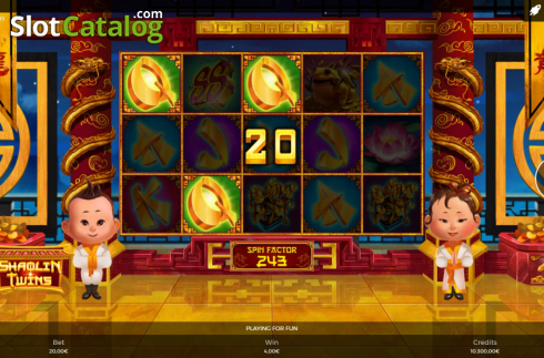Οθόνη5. Shaolin Twins Κουλοχέρης