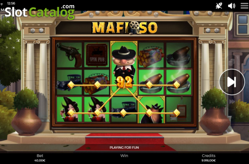 Οθόνη5. Mafioso (Spinmatic) Κουλοχέρης