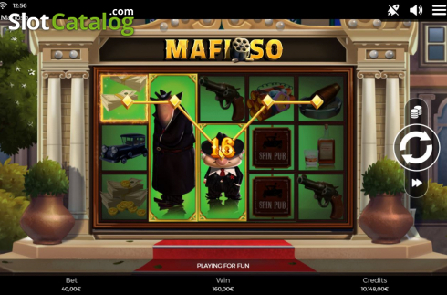 Οθόνη7. Mafioso (Spinmatic) Κουλοχέρης