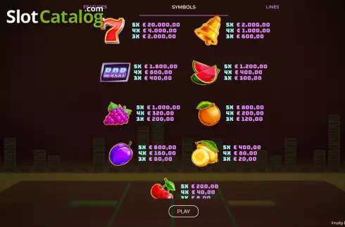 Οθόνη6. Fruity Beats Xtreme Κουλοχέρης