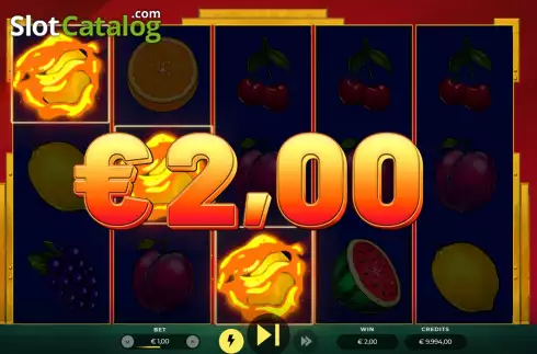 Οθόνη3. Sizzling Blaze Κουλοχέρης