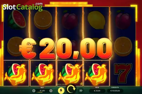 Οθόνη5. Sizzling Blaze Κουλοχέρης