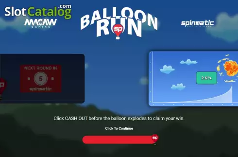 Οθόνη2. Balloon Run Κουλοχέρης 