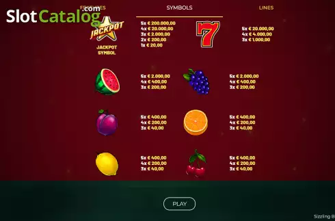 Οθόνη8. Sizzling Blaze Jackpot Κουλοχέρης