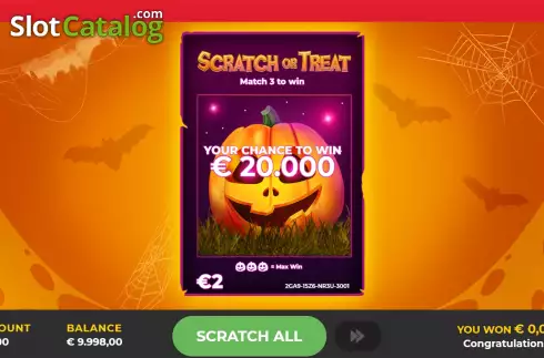 Οθόνη2. Scratch or Treat Κουλοχέρης