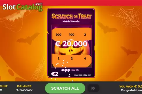 Οθόνη3. Scratch or Treat Κουλοχέρης