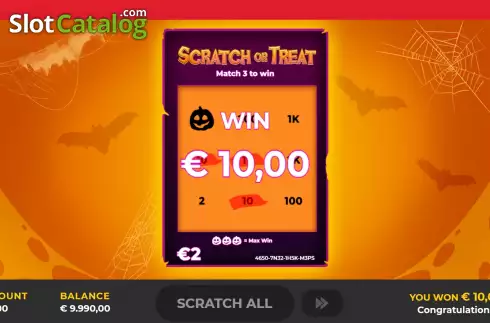 Οθόνη5. Scratch or Treat Κουλοχέρης