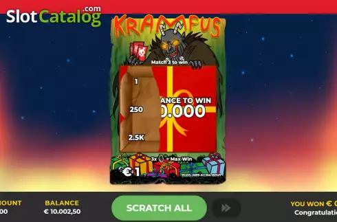 Οθόνη3. Krampus Scratch Κουλοχέρης
