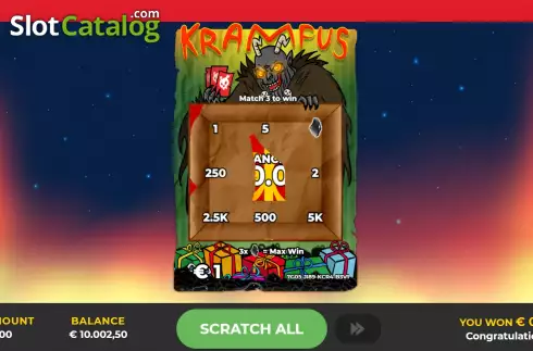 Οθόνη5. Krampus Scratch Κουλοχέρης