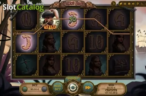 Οθόνη3. Calico Jack Κουλοχέρης