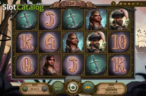 Οθόνη2. Calico Jack Κουλοχέρης