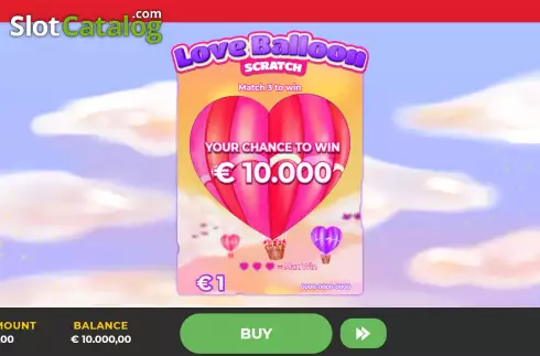 Οθόνη2. Love Balloon Scratch Κουλοχέρης