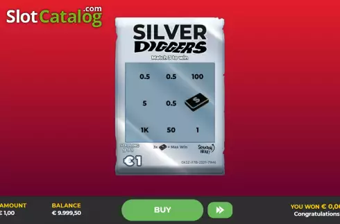 Οθόνη2. Silver Diggers Scratch Κουλοχέρης