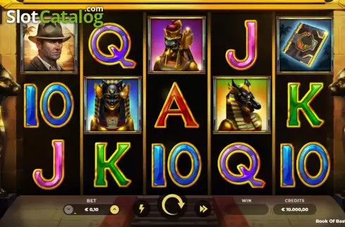 Οθόνη2. Ed Jones and Book of Bastet Deluxe Κουλοχέρης