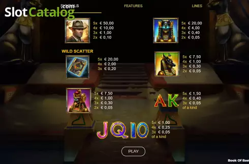 Οθόνη6. Ed Jones and Book of Bastet Deluxe Κουλοχέρης