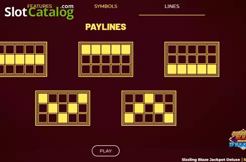 Οθόνη9. Sizzling Blaze Jackpot Deluxe Κουλοχέρης